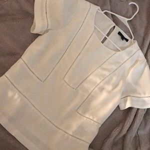 Banana republic white blouse small
